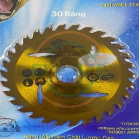 Lưỡi Cắt Gỗ 1 Chiều 110x30mm Răng Mạ Gold