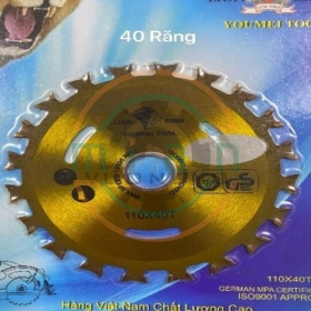 Lưỡi Cắt Gỗ 2 Chiều 110x40mm Răng Mạ Gold