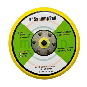 Đế Dán Nhám Tròn-Đế Gai Kích Thước 6" (150mm) Cốt M8