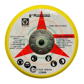 Đế Dán Nhám Tròn-Đế Gai Kích Thước 6" (147mm) Cốt M8