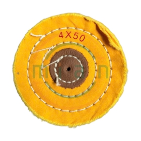 Bánh Vải Cotton Vàng 4”x 50 Lớp Vải