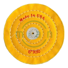 Bánh Vải Cotton Vàng 6”x 50 Lớp Vải