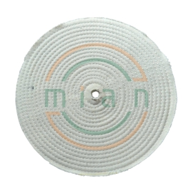 Bánh Vải Kaki Trắng-Bánh Vải Đánh Bóng Kim Loại 250mm