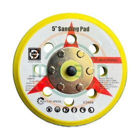 Đế Dán Nhám Tròn -Đế Gai Kích Thước 5" (125mm) 8 Lỗ Cốt M8