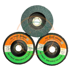 Nhám Xếp Xanh Hophat 5" (125mm) Cốt 22mm