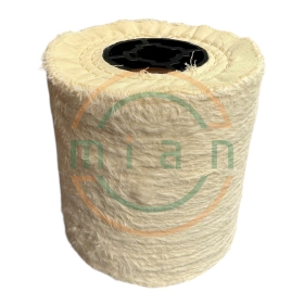 Quả Lô Vải Cotton Trắng 100x100mm