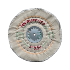 Bánh Vải Cotton Trắng 4” (100mm)