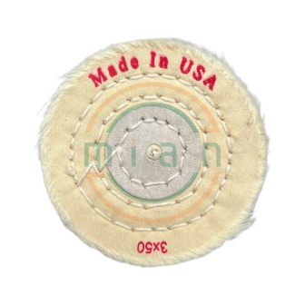 Bánh Vải Cotton Trắng 3” 50 lớp Vải