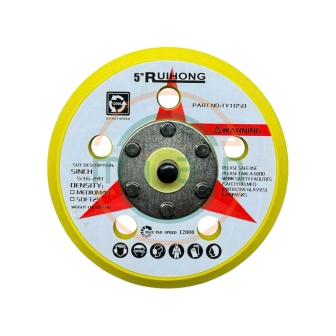 Đế Dán Nhám Tròn -Đế Gai Kích Thước 5" (125mm) 5 Lỗ Cốt M8