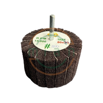 Nhám Carem Nỉ-Nhám Trụ Nỉ -Nhám Chuôi Nỉ Đen 80x25x6mm
